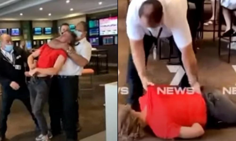 Δείτε βίντεο: Κεφαλοκλείδωμα σεκιουριτά σε νεαρό μέχρι λιποθυμίας